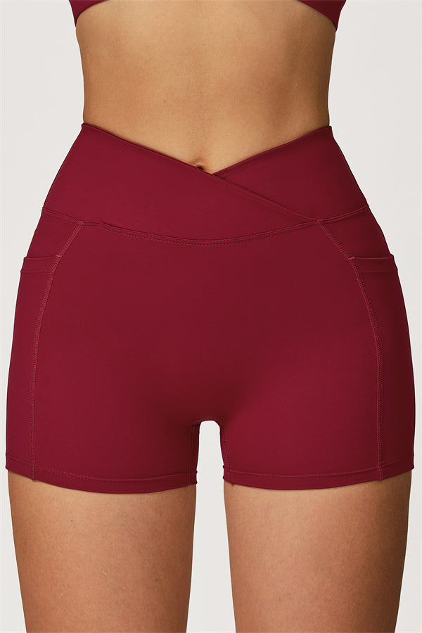 Conjunto de 2 piezas de top corto y shorts Glacier
