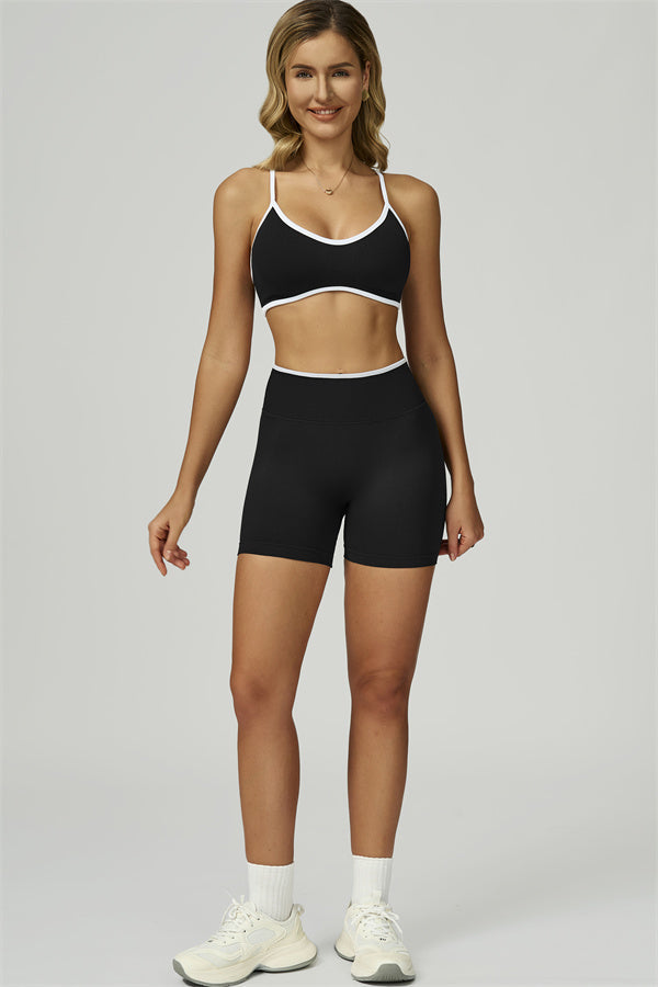 Conjunto de 2 piezas de shorts y top deportivo Prime Line