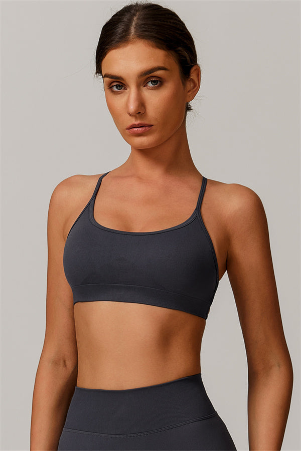Conjunto de 2 piezas de sujetador deportivo y leggings Nova Luxe