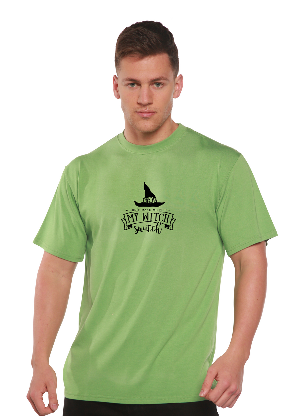 Mi camiseta gráfica de manga corta de viscosa de bambú/algodón orgánico unisex "Mi bruja"