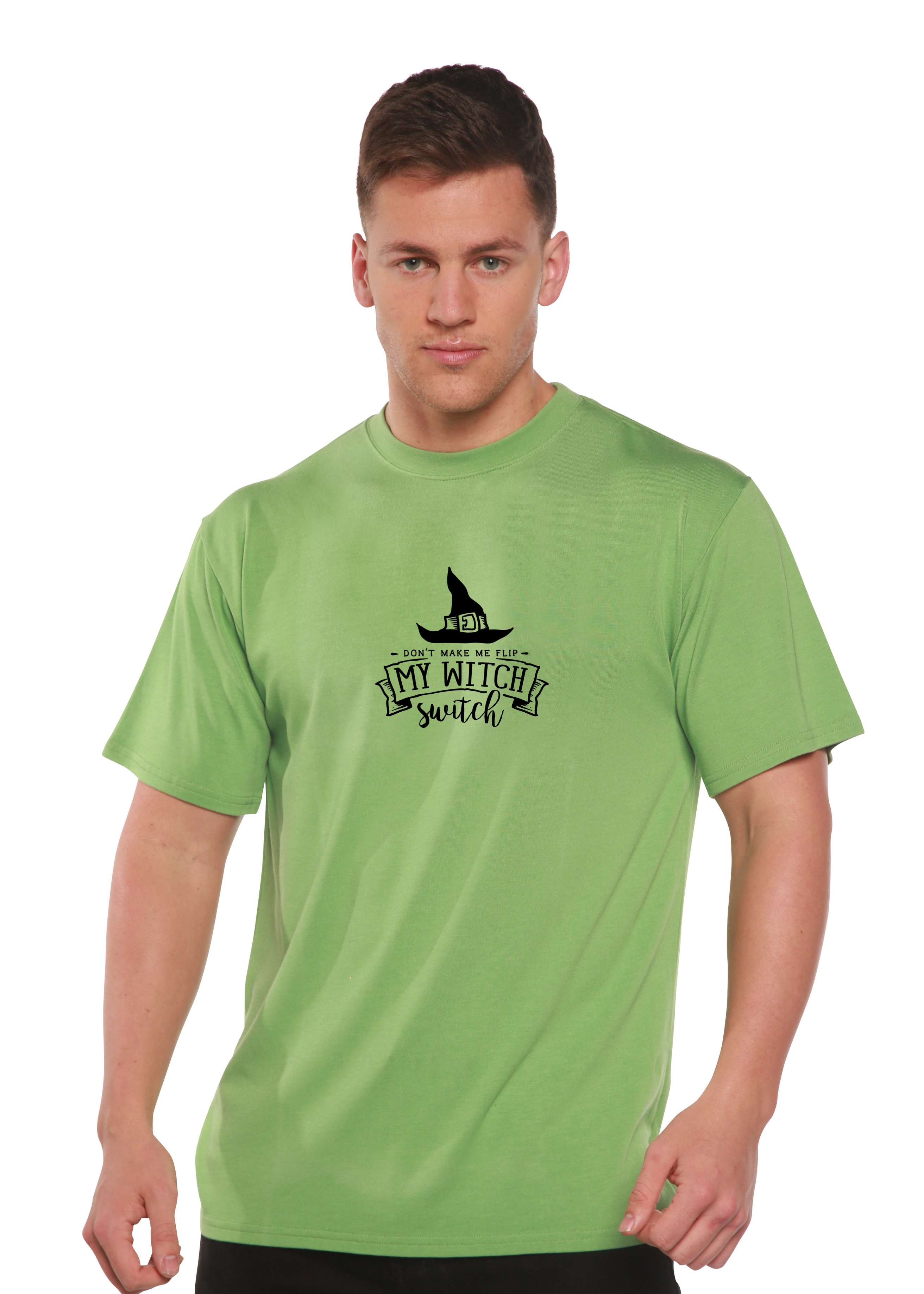 Mi camiseta gráfica de manga corta de viscosa de bambú/algodón orgánico unisex "Mi bruja"