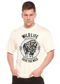 Camiseta gráfica de manga corta de viscosa de bambú/algodón orgánico Wild Life Spun Bamboo® para hombre