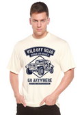 Camiseta gráfica de manga corta de viscosa de bambú y algodón orgánico para hombre Wild Off Road Spun Bamboo®