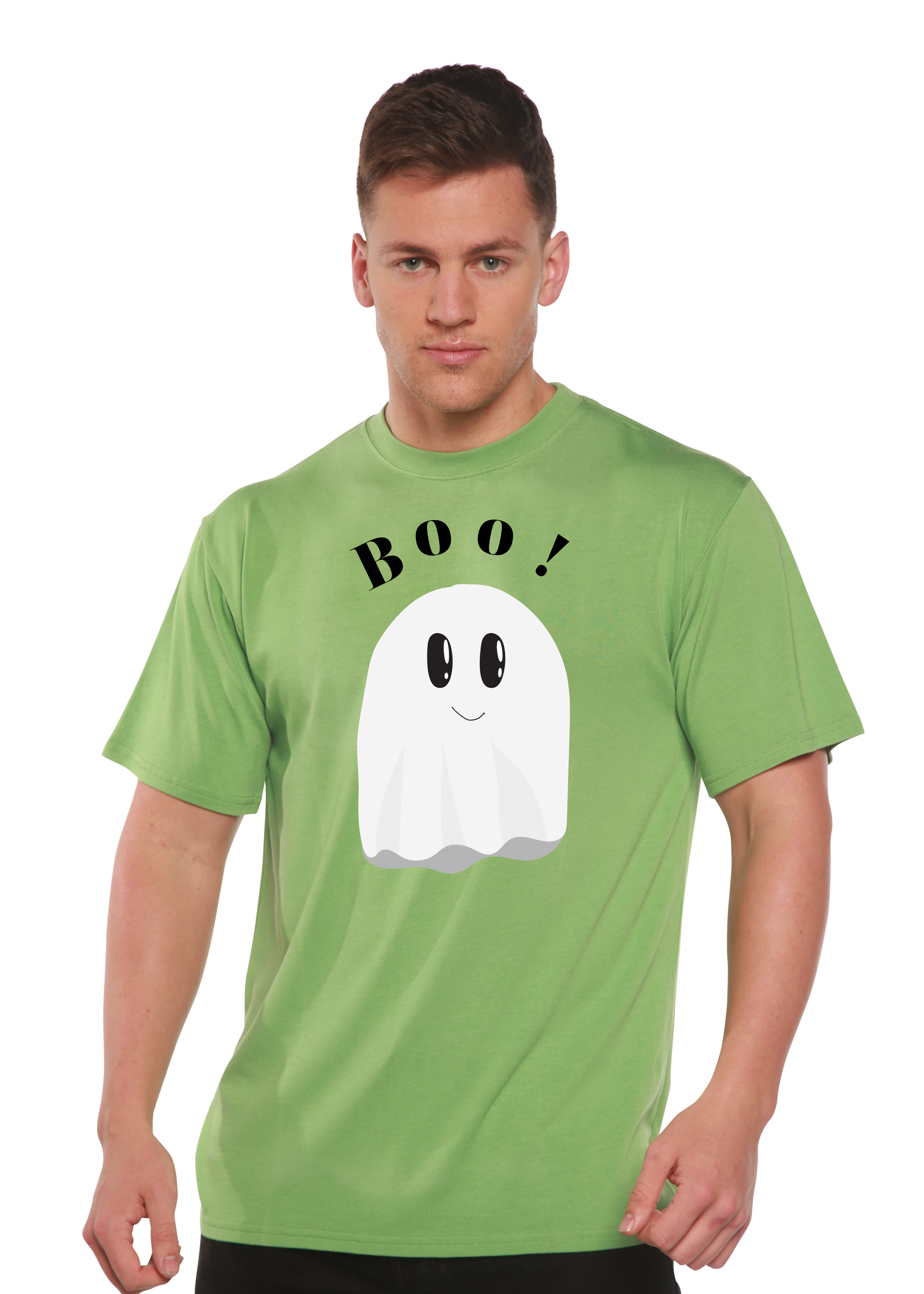 Camiseta gráfica de manga corta de bambú/algodón orgánico Boo para hombre
