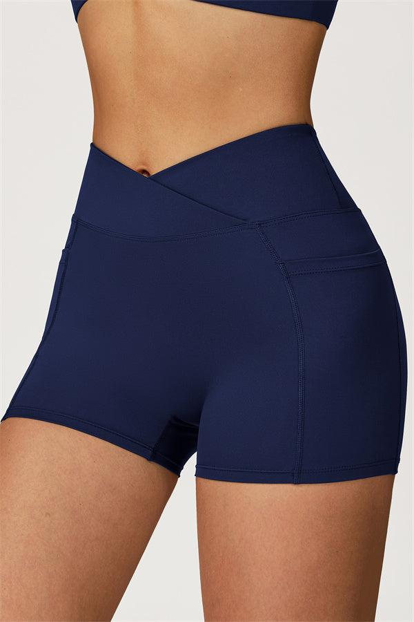 Conjunto de 2 piezas de top corto y shorts Glacier