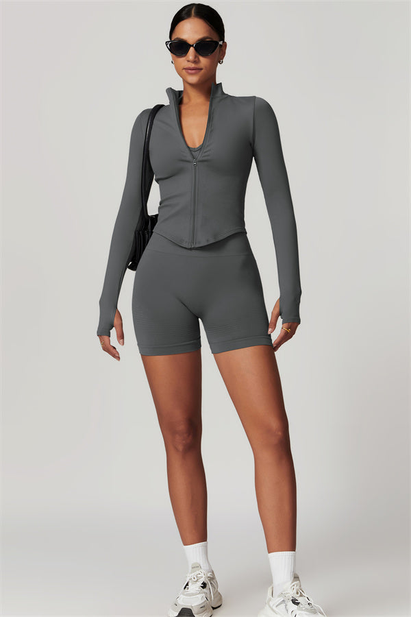 El conjunto de 2 piezas de chaqueta y pantalón corto Delight