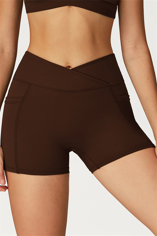 Conjunto de 2 piezas de top corto y shorts Glacier