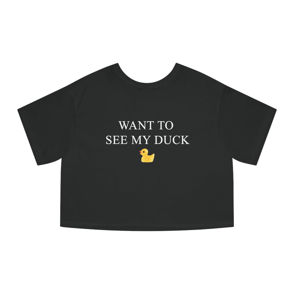 ¿Quieres ver mi pato? Camiseta corta Champion