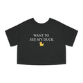 ¿Quieres ver mi pato? Camiseta corta Champion