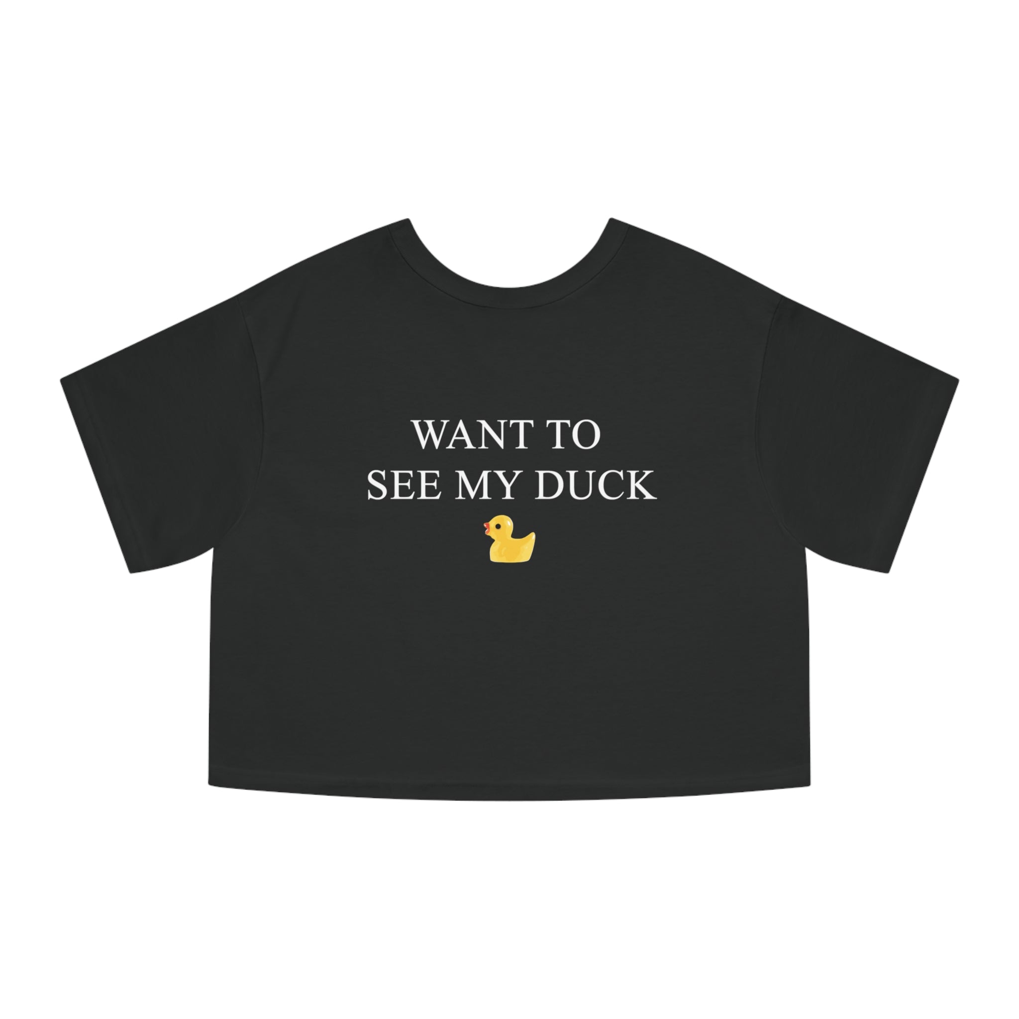 ¿Quieres ver mi pato? Camiseta corta Champion