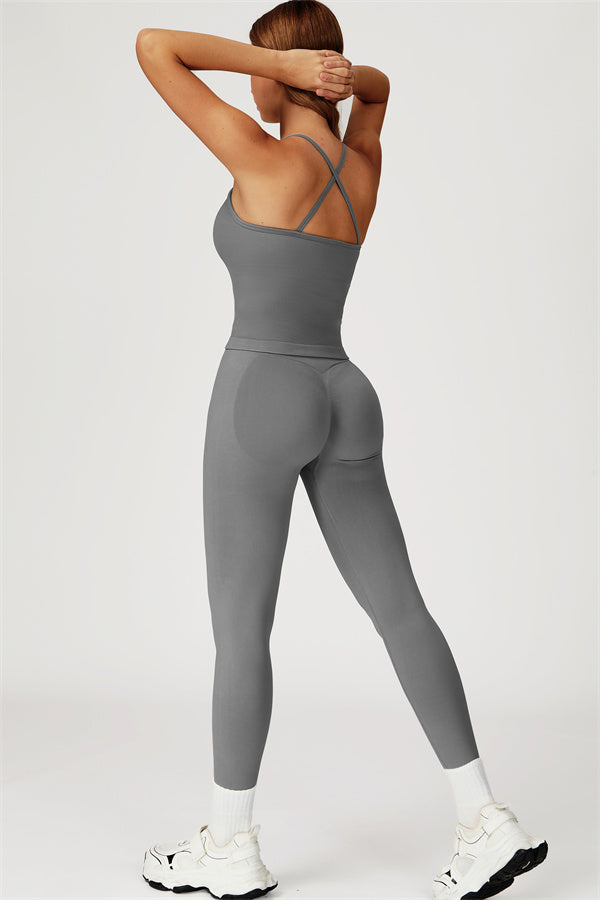 The Sculpt Crop Top Leggings 2-Piece Set