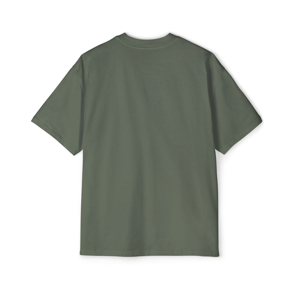 Camiseta de manga corta holgada Aftrz Classics Heavy - Verde oliva con logo negro
