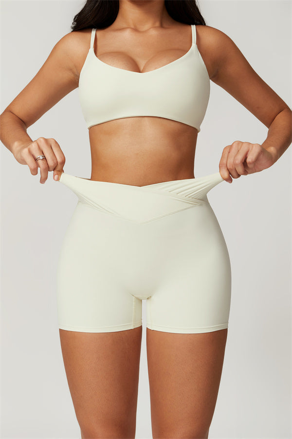 Conjunto de 2 piezas de sujetador deportivo y pantalón corto Sophia