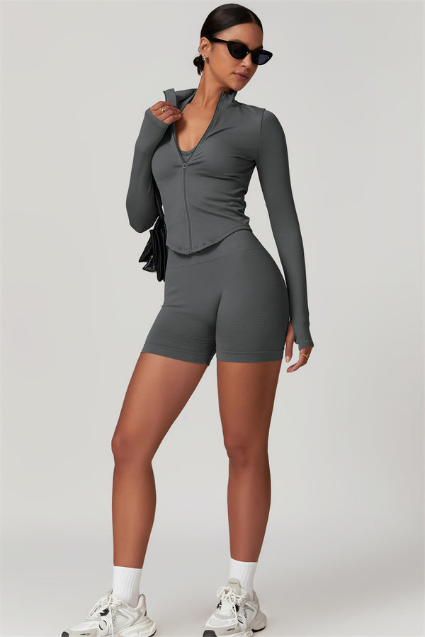 El conjunto de 2 piezas de chaqueta y pantalón corto Delight