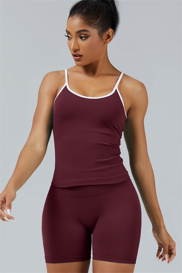 Conjunto de 2 piezas Elevate: top corto y shorts