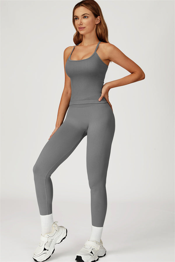 The Sculpt Crop Top Leggings 2-Piece Set