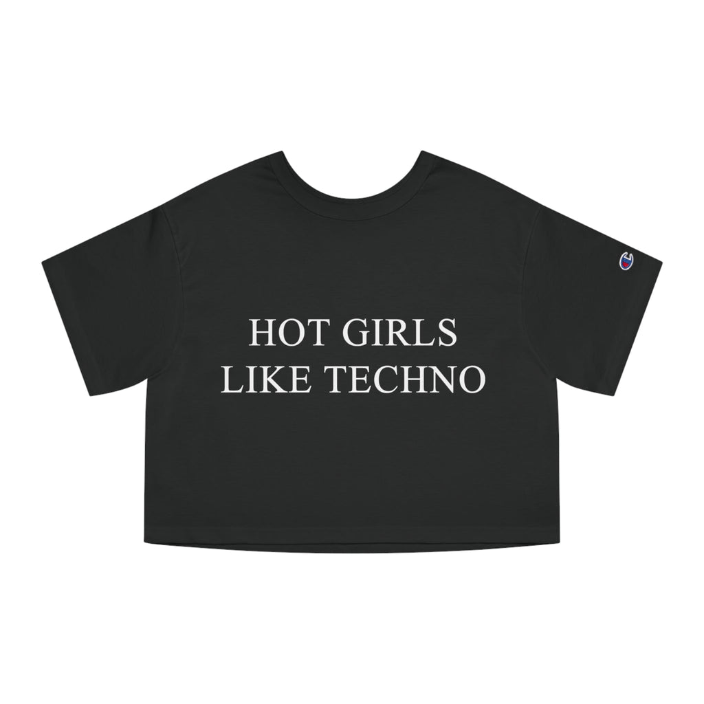 Camiseta Corta "A las Chicas Guapas les Gusta el Techno"