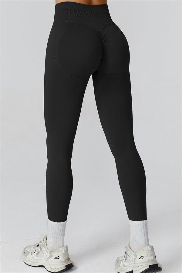 Conjunto de 2 piezas de leggings y top corto de manga larga Reign