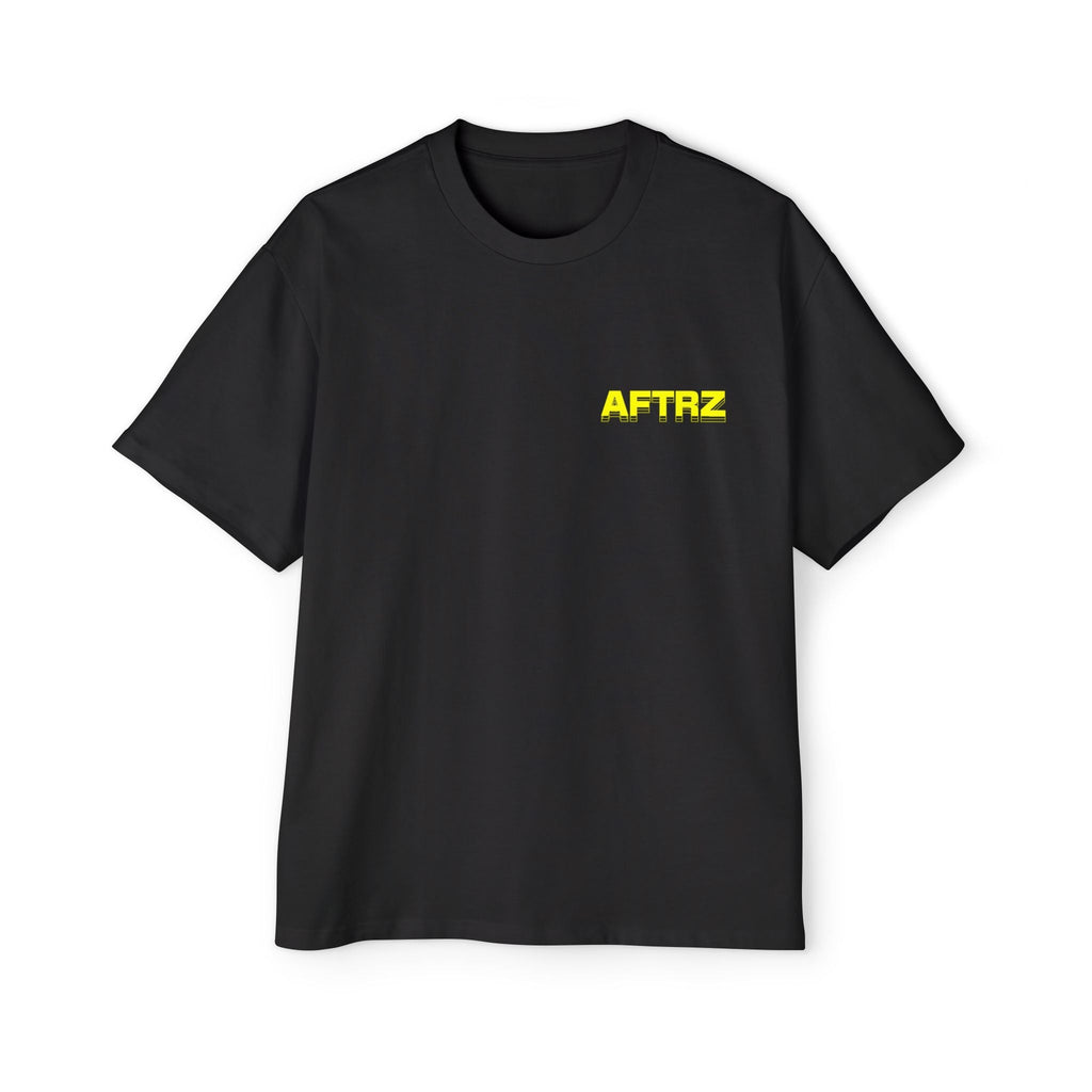 Camiseta de manga corta con hombros caídos premium Oversized Aftrz Keep Dancing