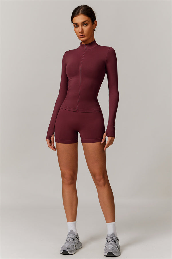 Conjunto de 2 piezas de chaqueta y shorts Nova Luxe