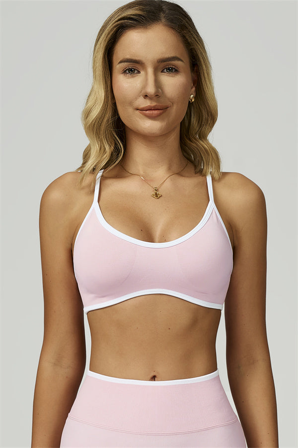 Conjunto de 2 piezas de sujetador deportivo y leggings Prime Line