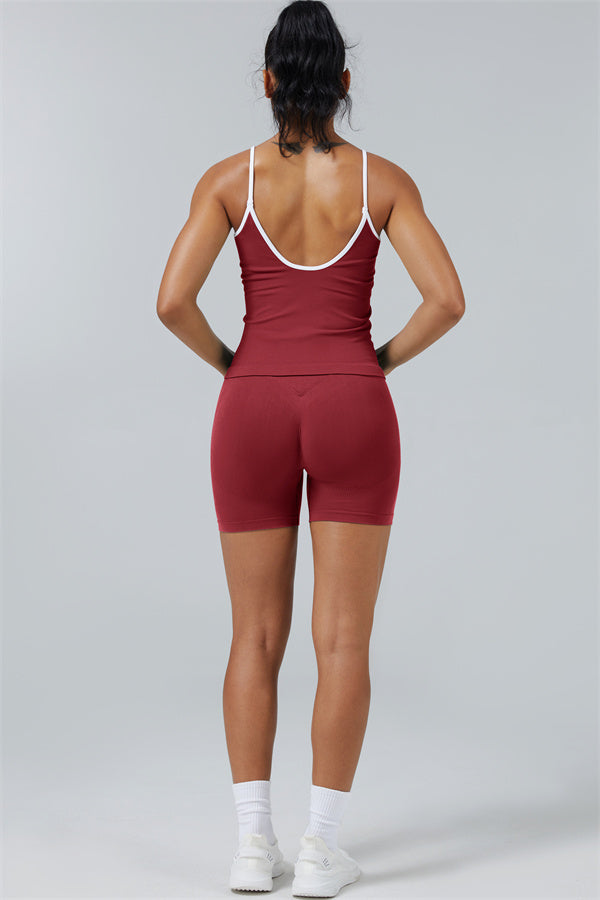 Conjunto de 2 piezas Elevate: top corto y shorts