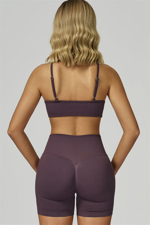 Conjunto de 2 piezas de shorts y top deportivo Prime