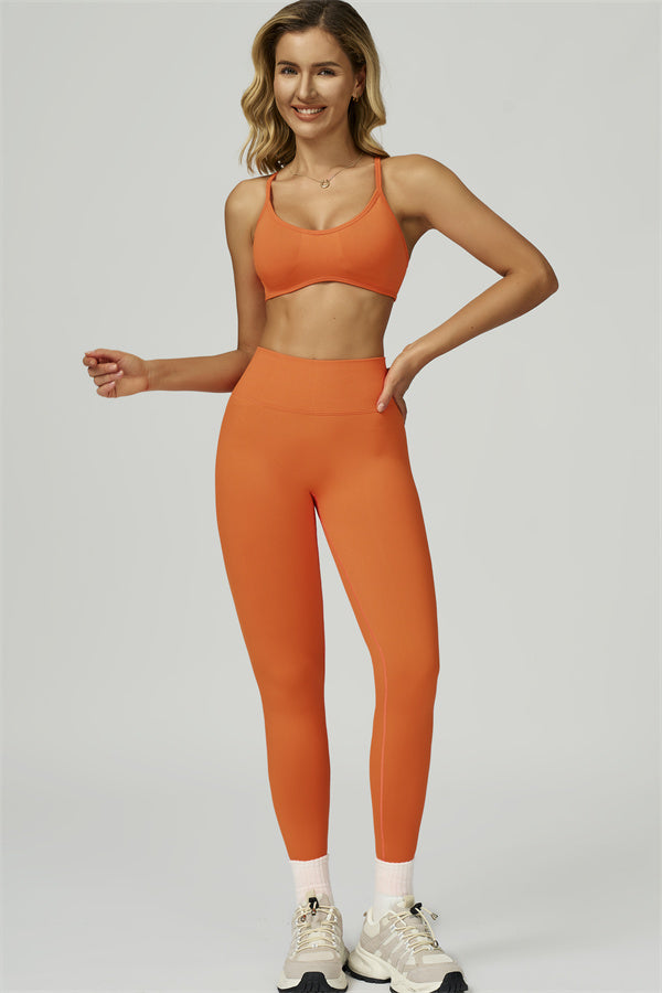 El conjunto de 2 piezas de leggings y sujetador deportivo Prime