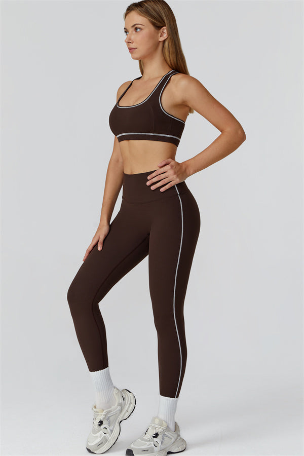 Conjunto de 2 piezas de leggings y sujetador deportivo Venus