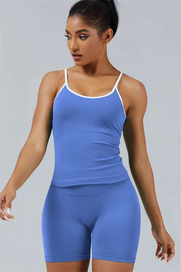 Conjunto de 2 piezas de top corto y pantalón corto Elevate New Crop