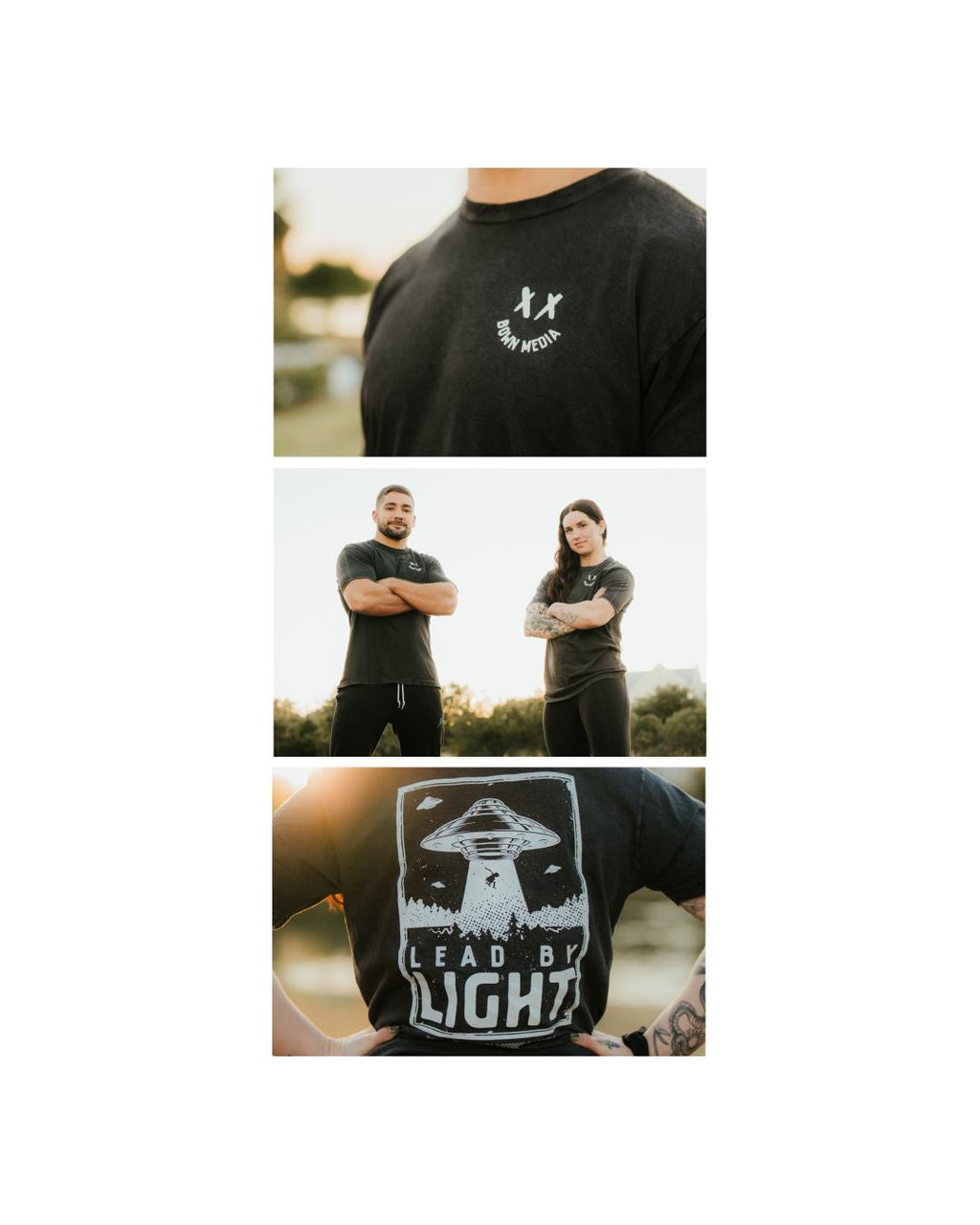Camiseta "Lidera con Luz" (BOWN MEDIA x BLACKOUT)