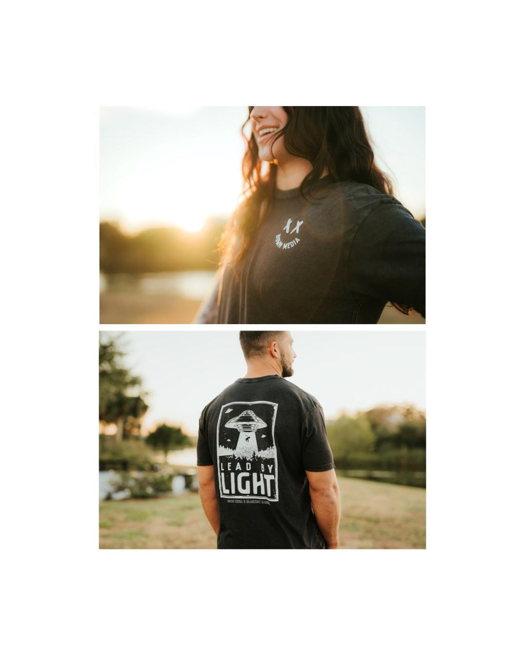 Camiseta "Lidera con Luz" (BOWN MEDIA x BLACKOUT)
