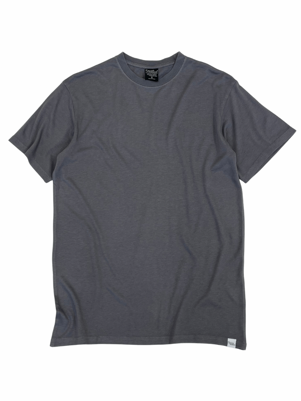 Camiseta de manga corta de viscosa de bambú y algodón orgánico personalizada para hombre