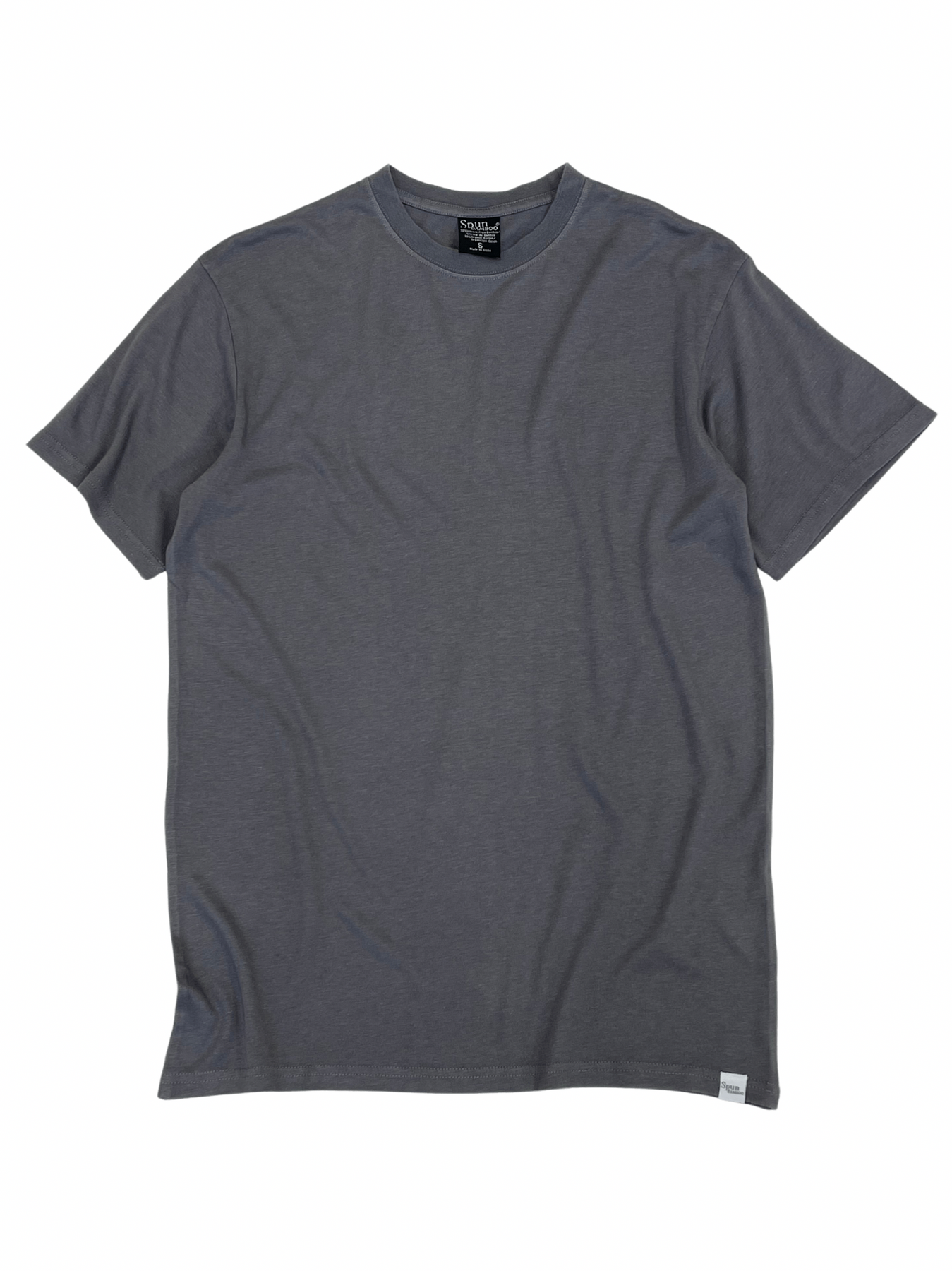 Camiseta de manga corta de viscosa de bambú y algodón orgánico personalizada para hombre