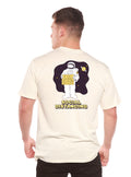 Camiseta Estampada de Manga Corta de Bambú para Hombre con Distanciamiento Social