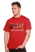 Camiseta de bambú para hombre con estampado de películas navideñas divertidas
