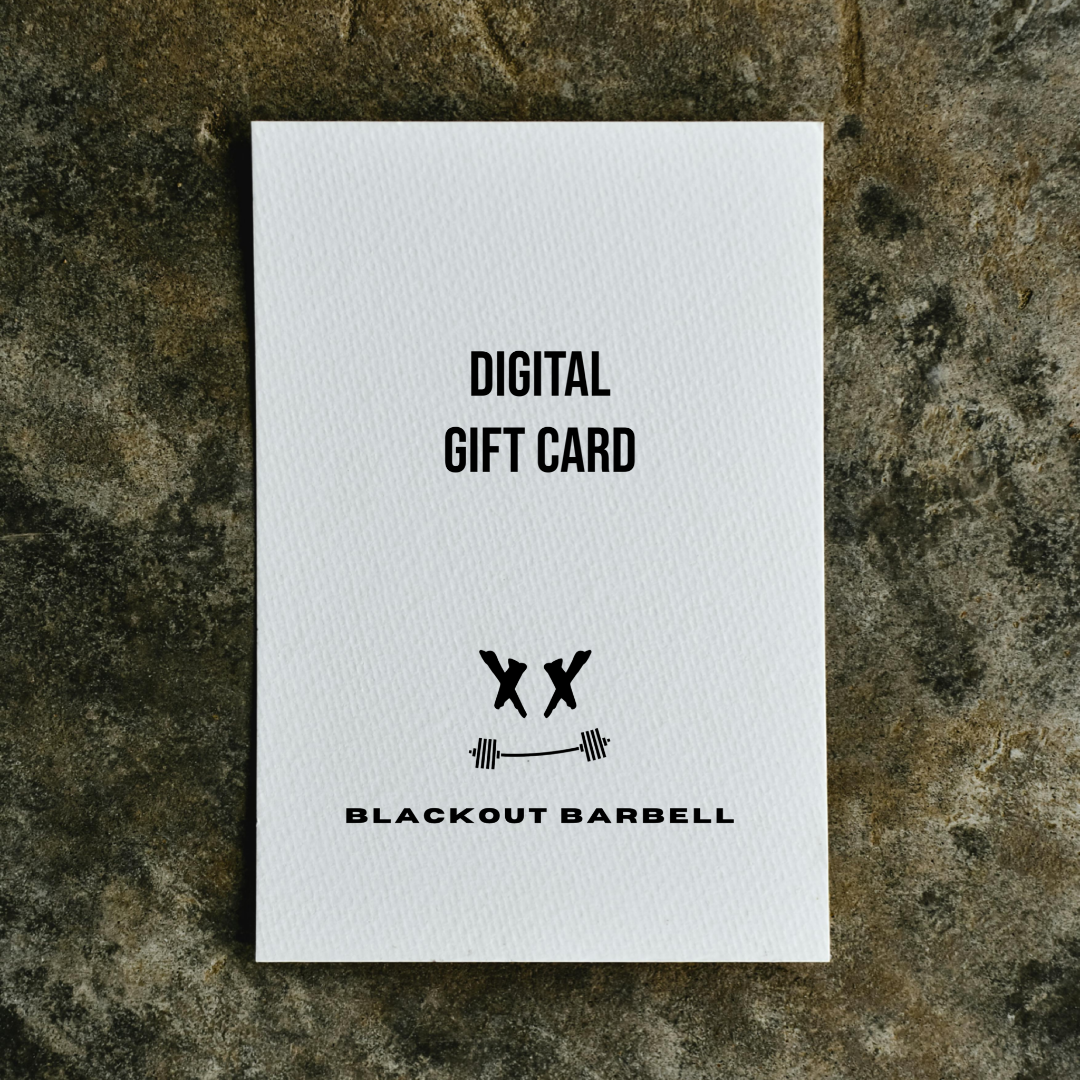 Tarjeta de regalo de Blackout Barbell
