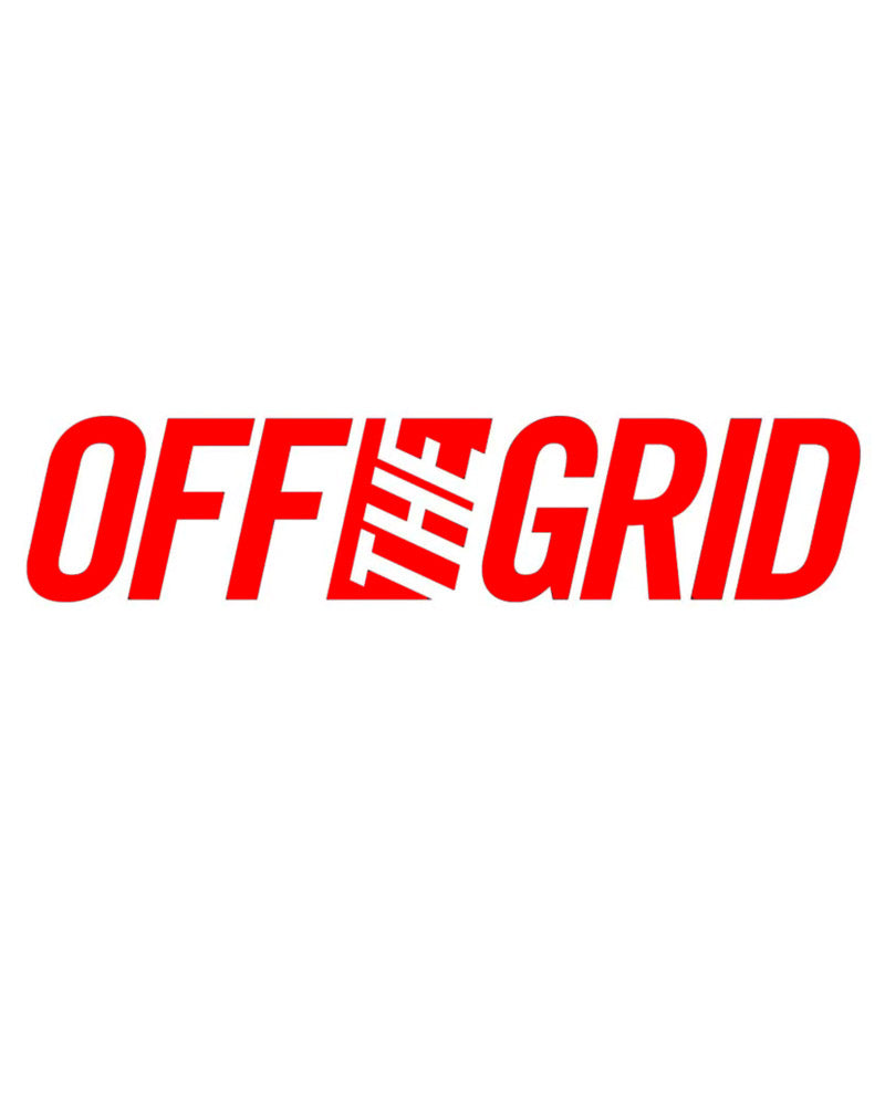 CALCOMANÍA DE LOGOTIPO SÓLIDO OFF THE GRID - 7 Colores