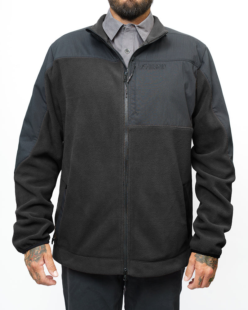 Chaqueta polar con cremallera Bruin - Negro