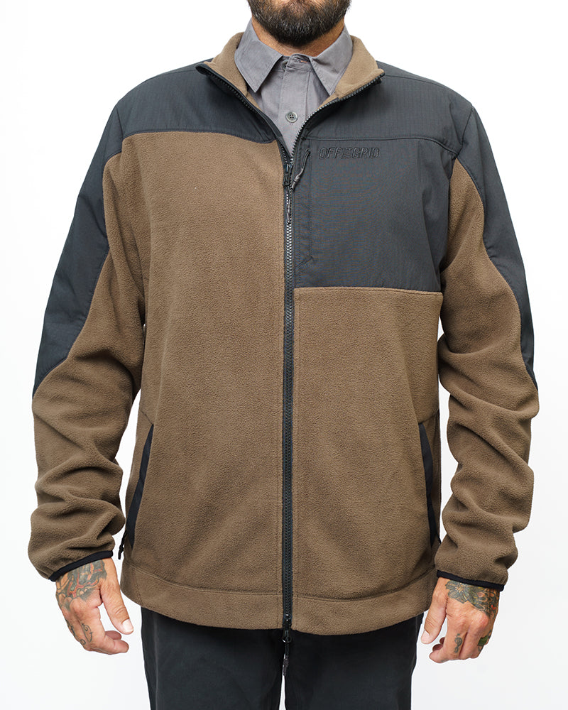 Chaqueta Polar con Cremallera Bruin - Marrón Oscuro