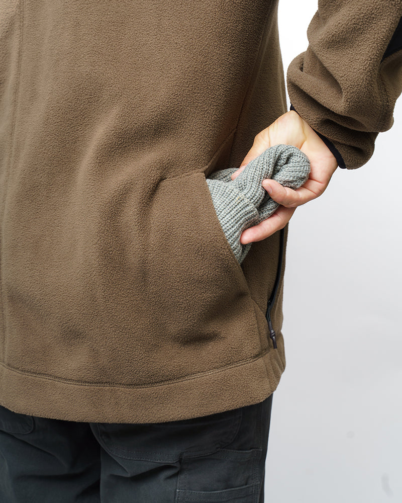 Chaqueta Polar con Cremallera Bruin - Marrón Oscuro