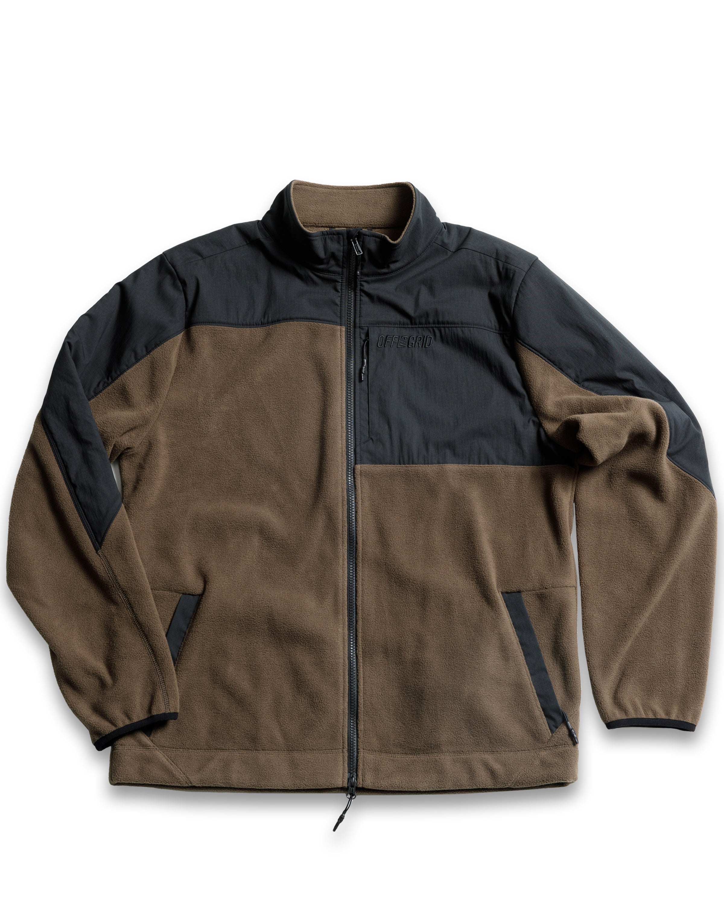 Chaqueta Polar con Cremallera Bruin - Marrón Oscuro