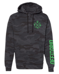 Sudadera con Capucha Cruzada