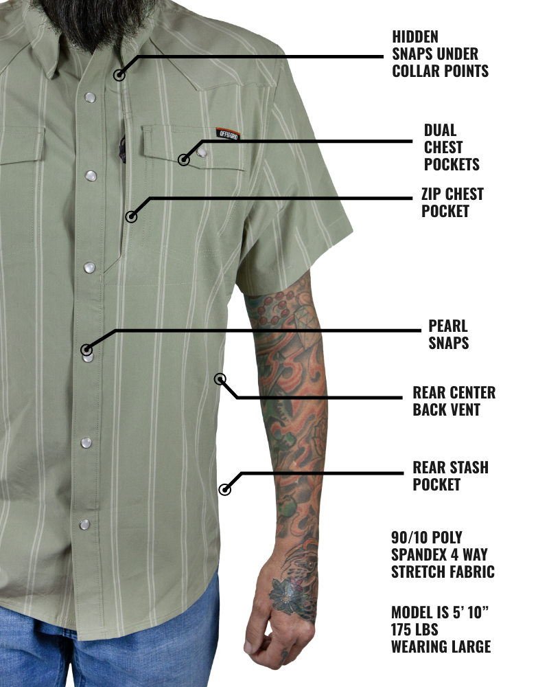 Camisa Daryll SS - Verde Salvia