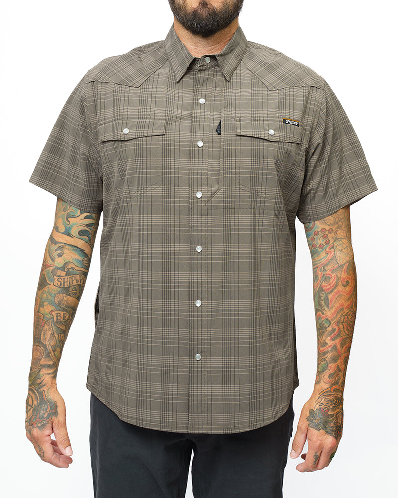 Camisa Deke SS - Marrón Beluga