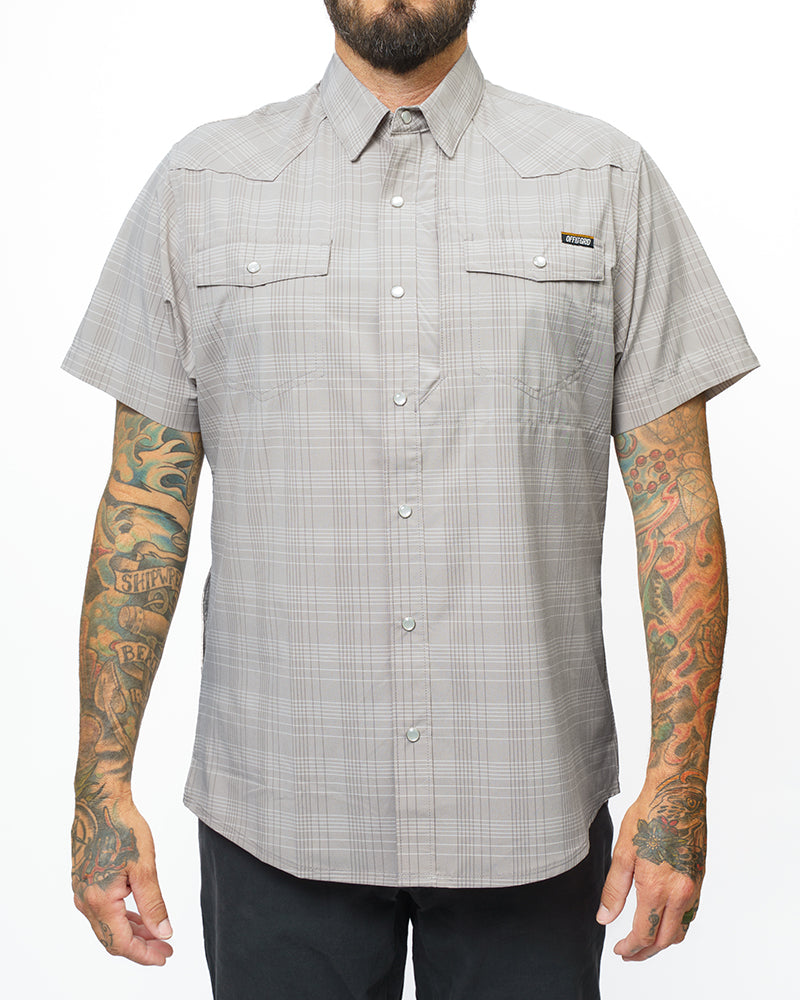 Camisa Deke SS - Gris tormenta
