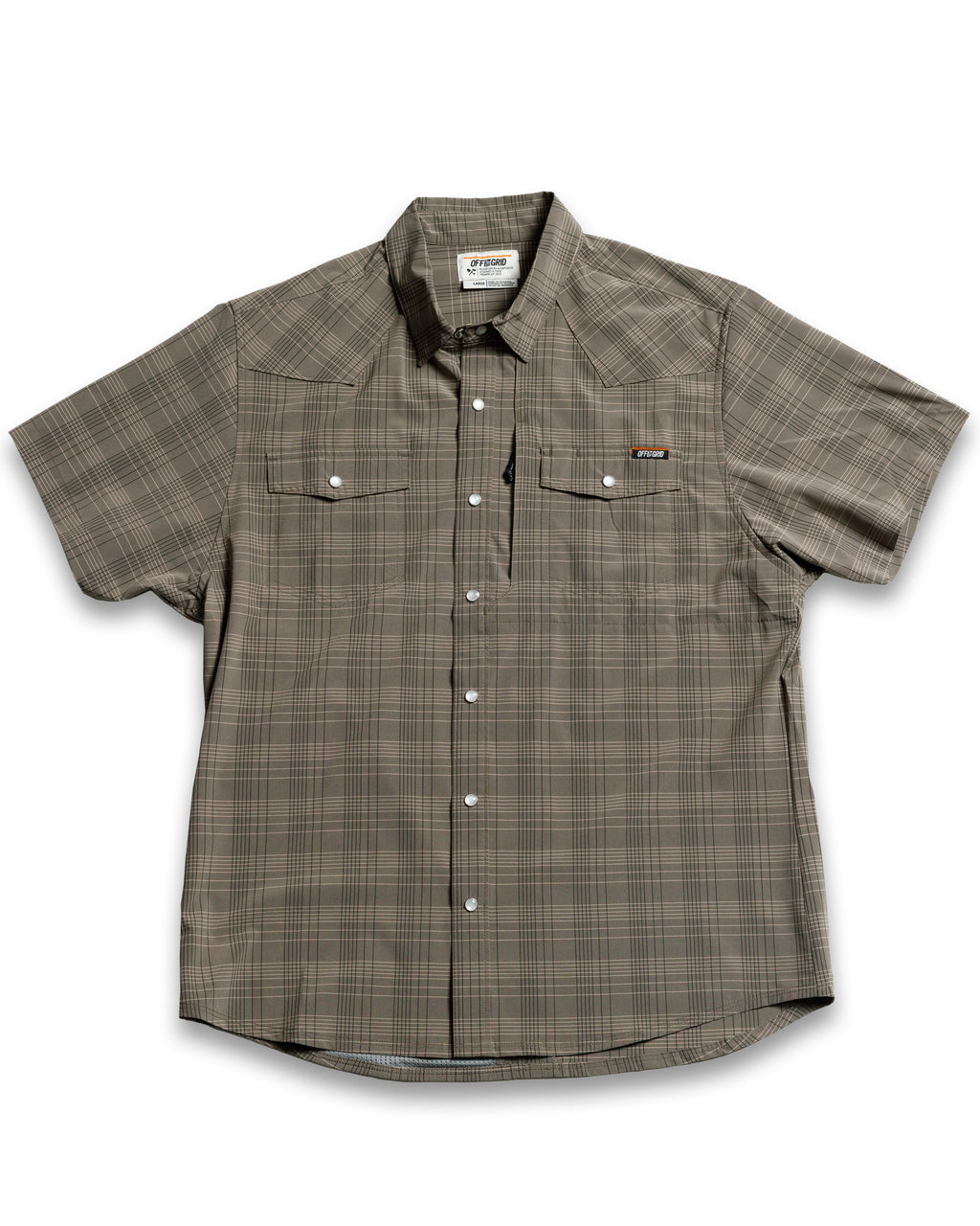 Camisa Deke SS - Marrón Beluga