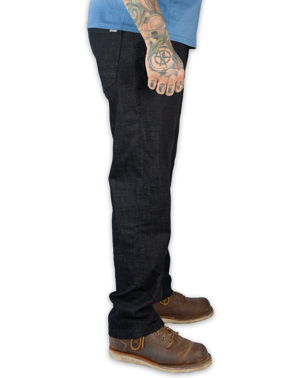 Hideout Denim Corte Estándar - Negro