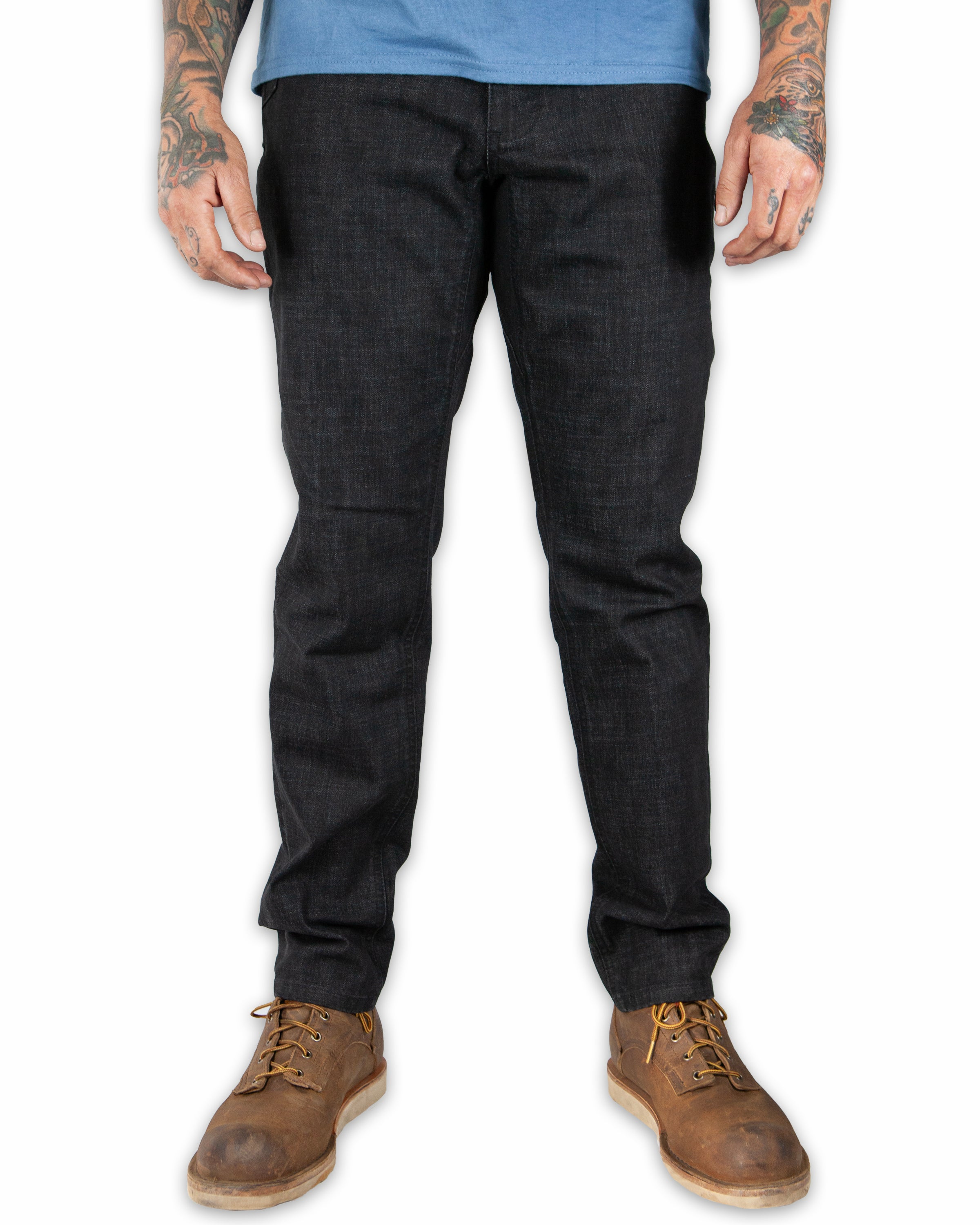 Pantalones Vaqueros Hideout Corte Tapered - Negro