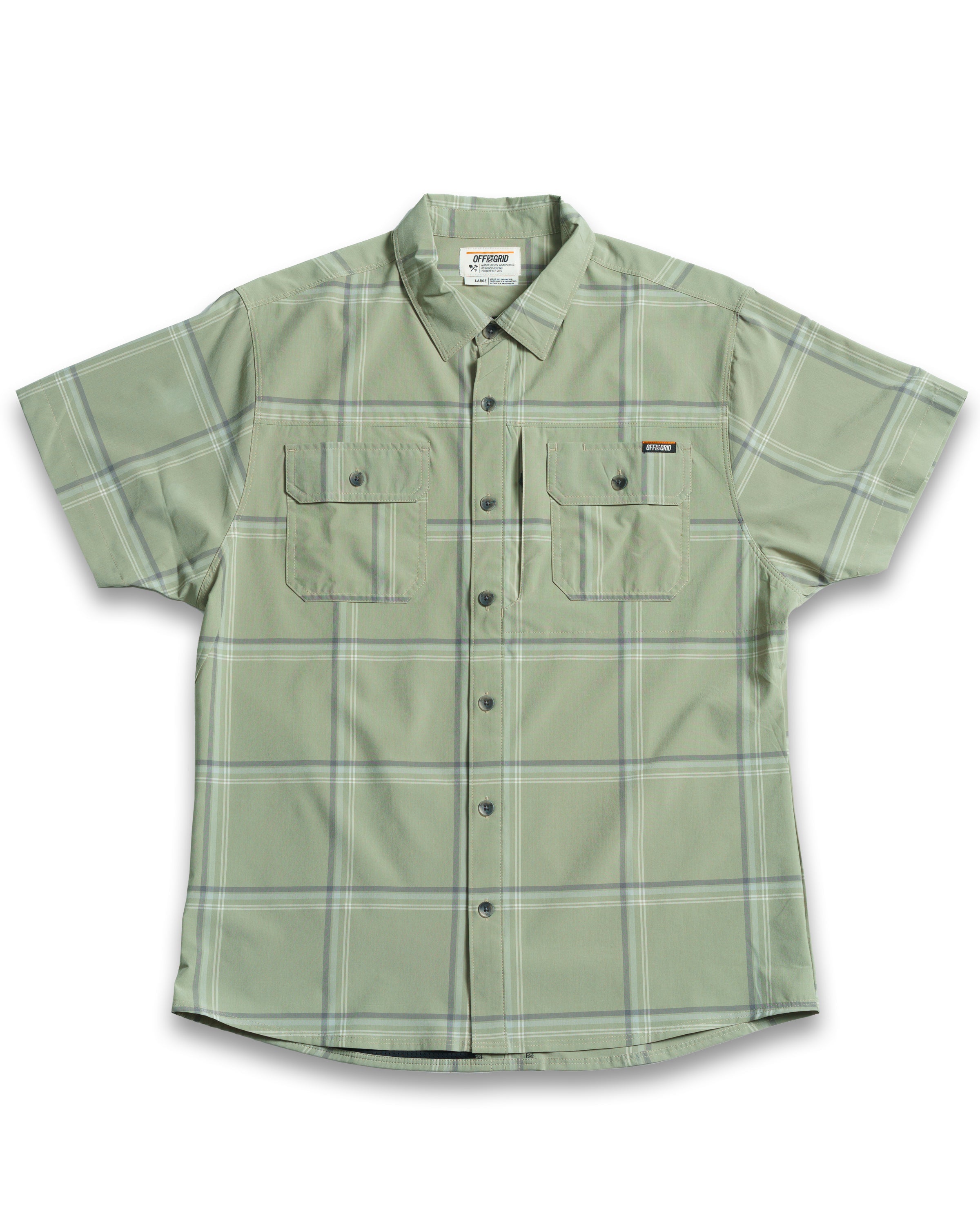 Camisa Jack Knife SS - Verde Salvia
